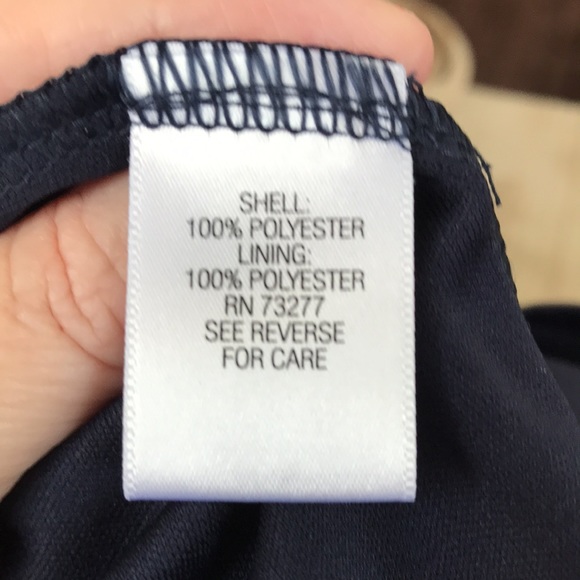 DANA BUCHMAN DRESS SIZE M SLEEVELESS NAVY BLUE NWOT EXCELLENT COND. - Picture 6 of 8